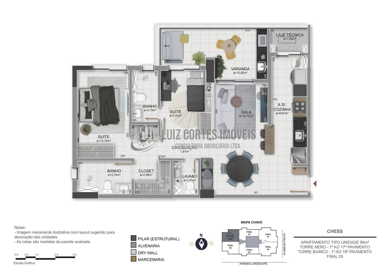 Apartamento, 2 quartos, 86 m² - Foto 44